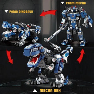 Three in One Tyrannosaurus Rex Transformation Remote Control Robot-3